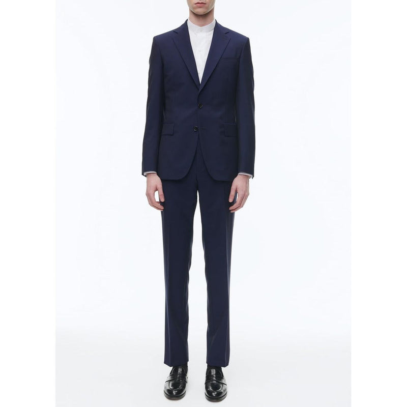 Tailored Wool And Mohair Suit - Blue