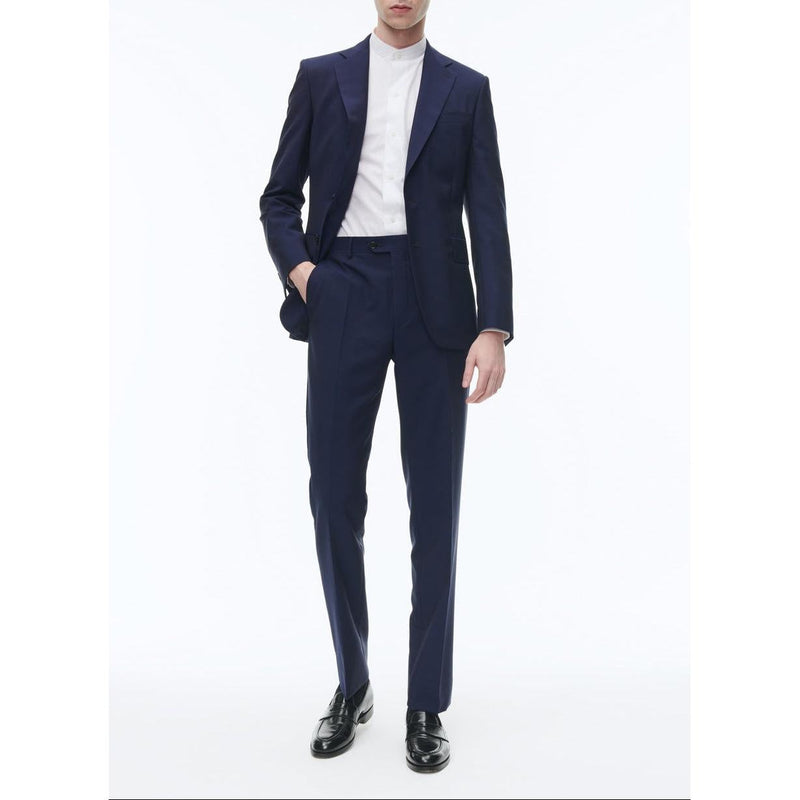 Tailored Wool And Mohair Suit - Blue