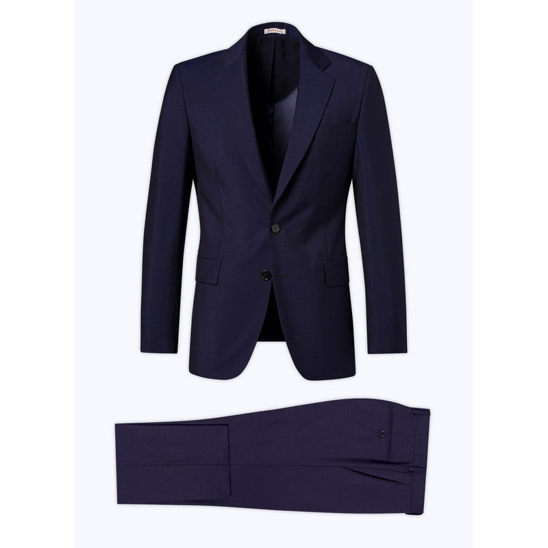 Tailored Wool And Mohair Suit - Blue