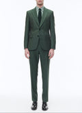 Fursac - Slim-Fit Suit In Solaro-Effect Wool - British Green