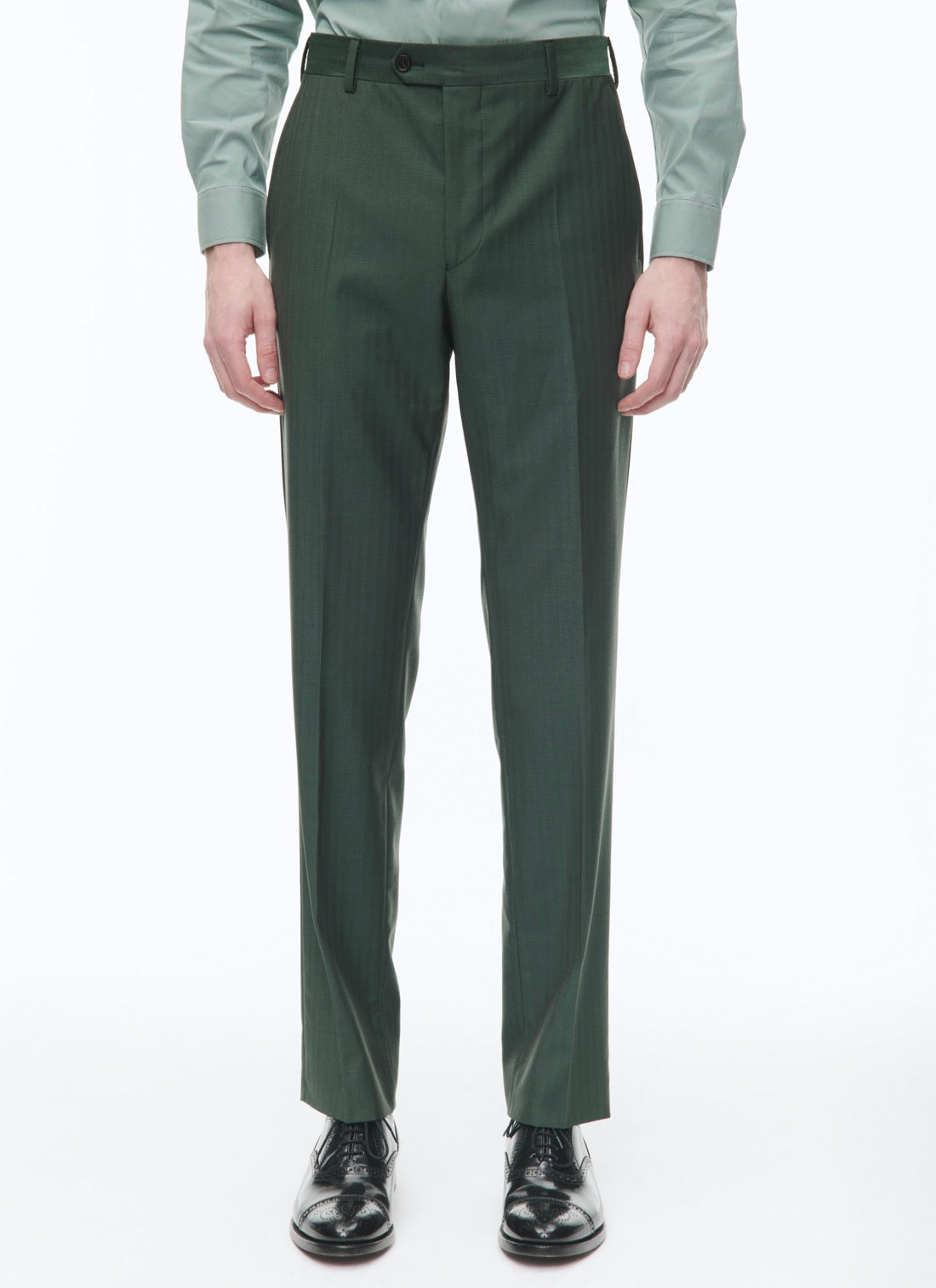 Fursac - Slim-Fit Suit In Solaro-Effect Wool - British Green
