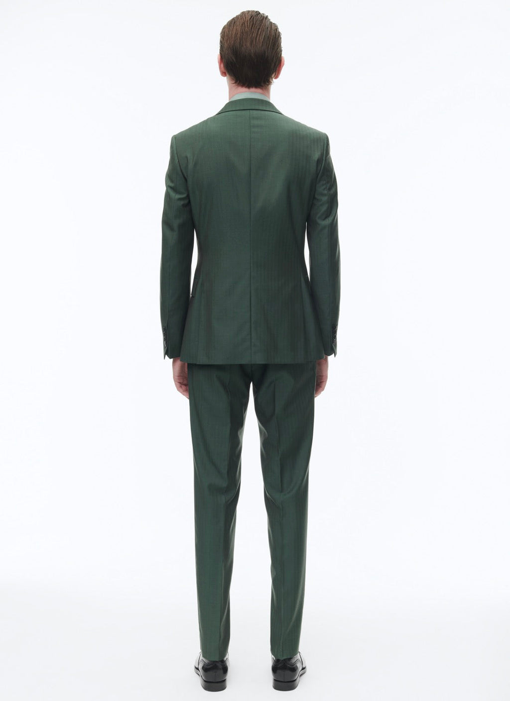 Fursac - Slim-Fit Suit In Solaro-Effect Wool - British Green