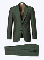 Fursac - Slim-Fit Suit In Solaro-Effect Wool - British Green