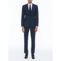 2-Piece Fitted Virgin Wool Suit - Petrol