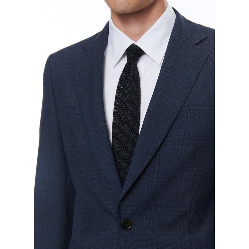 Fursac - Costume 2 Pièces Ajusté En Laine Vierge - Petrole