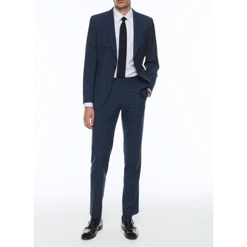 Fursac - Costume 2 Pièces Ajusté En Laine Vierge - Petrole