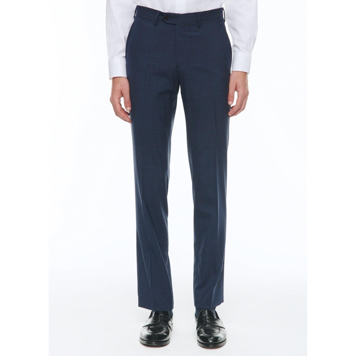 2-Piece Fitted Virgin Wool Suit - Petrol