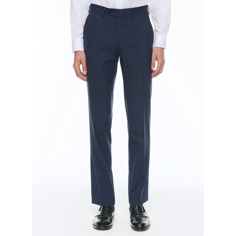 Fursac - Costume 2 Pièces Ajusté En Laine Vierge - Petrole