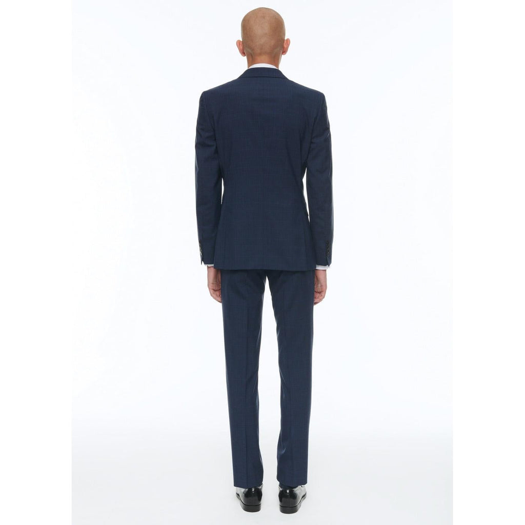 2-Piece Fitted Virgin Wool Suit - Petrol