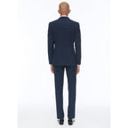 2-Piece Fitted Virgin Wool Suit - Petrol