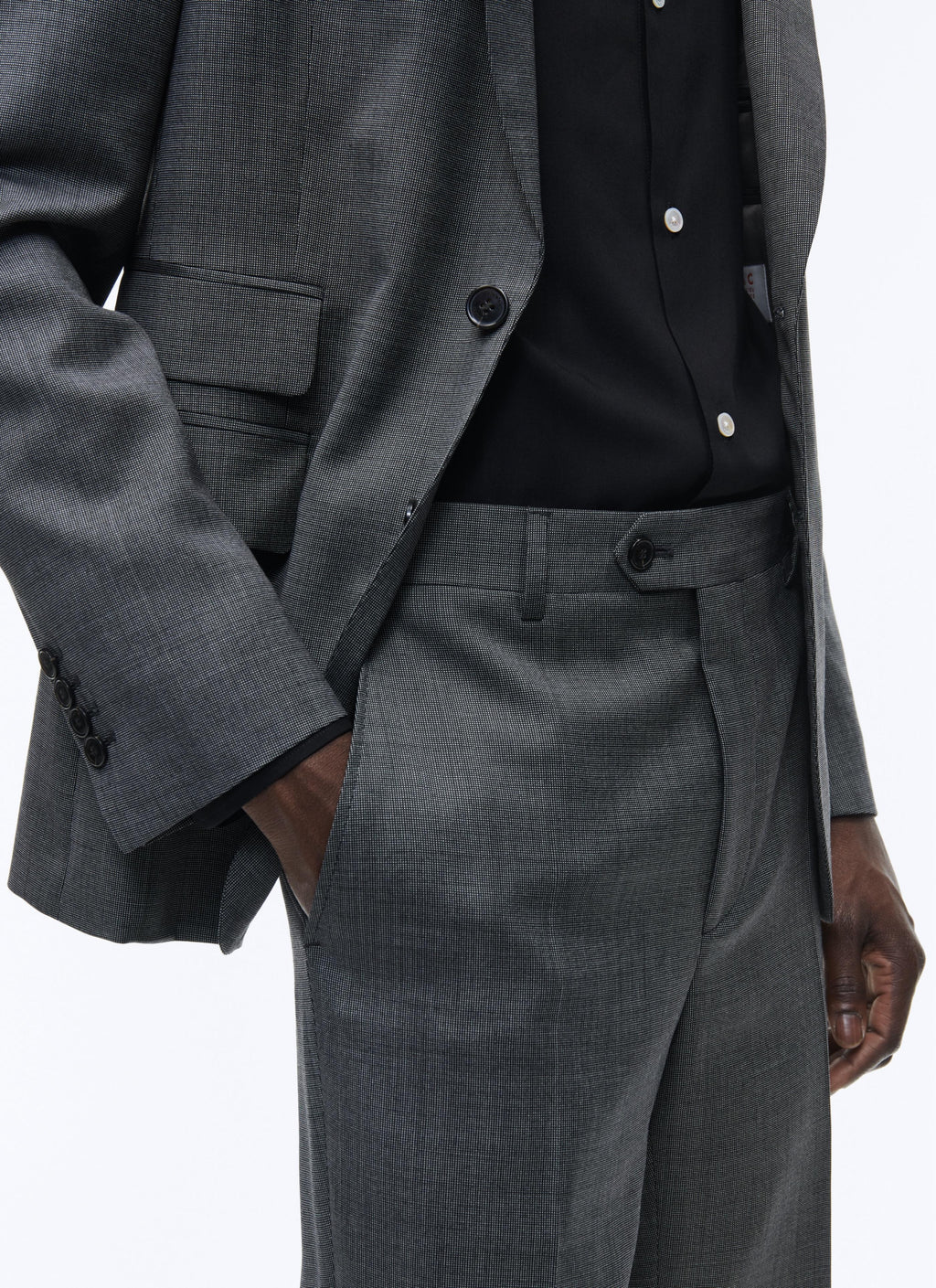 Fursac - 2-Piece Wool Canvas Suit - Steel - Men