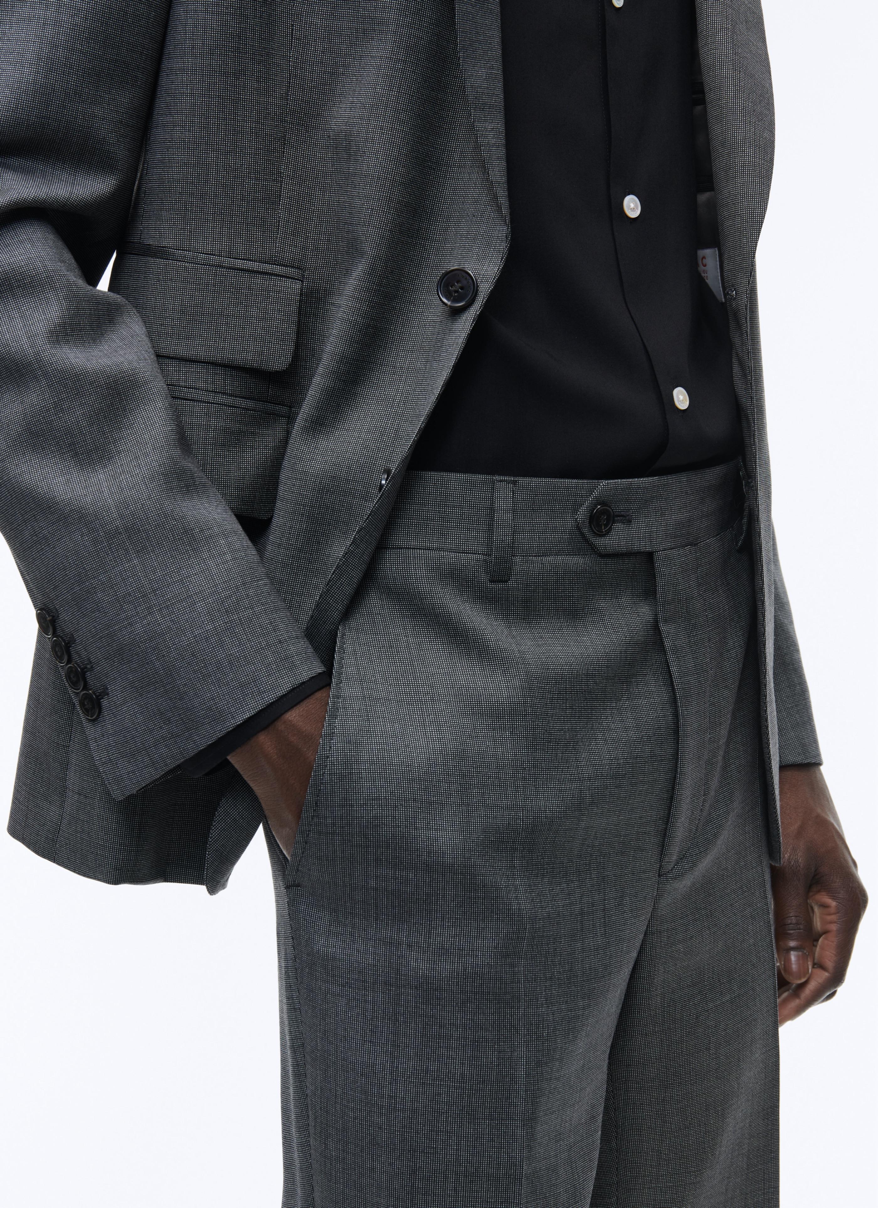 Fursac - 2-Piece Wool Canvas Suit - Steel - Men