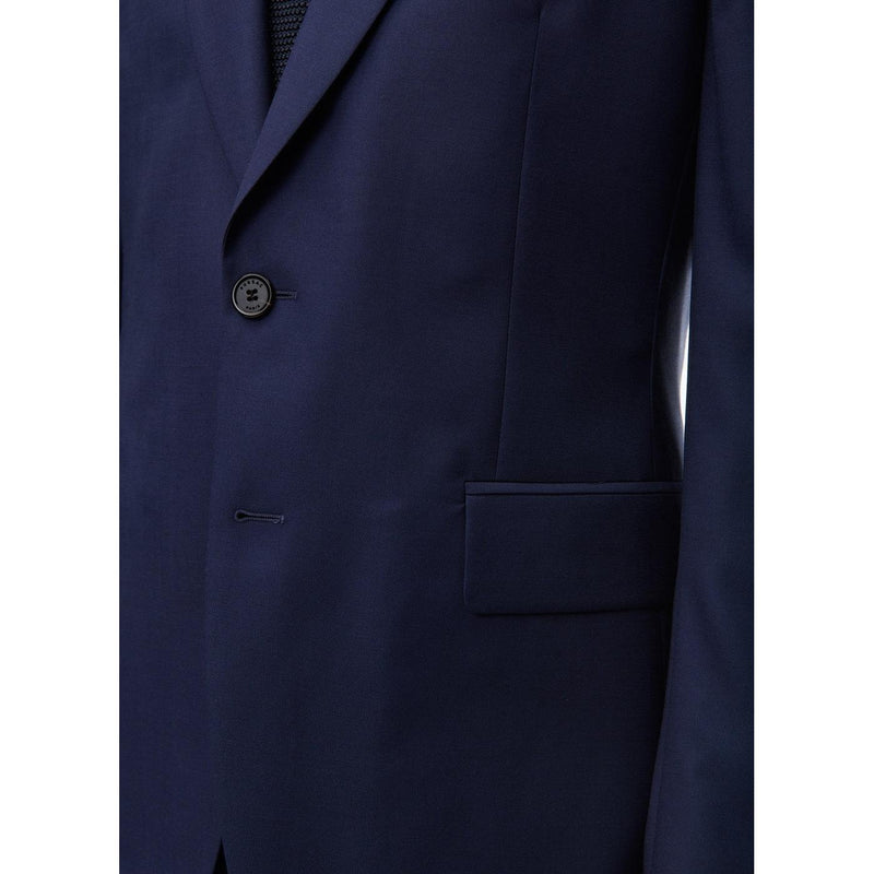 Fursac - Costume 2 Pièces En Serge De Laine - Marine