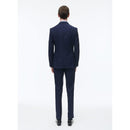 Traje Serge de lana de 2 piezas - Azul marino