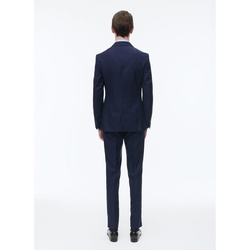 Traje Serge de lana de 2 piezas - Azul marino