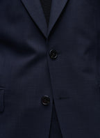 Fursac - 2-Piece Micro-Check Canvas Suit - Charcoal