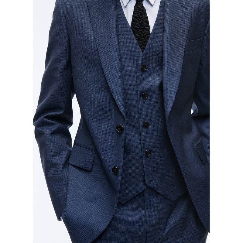 Fursac - Blue Wool Caviar Suit - Blue - Caviar