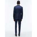 Fursac - Costume En Caviar De Laine Bleu - Bleu - Caviar