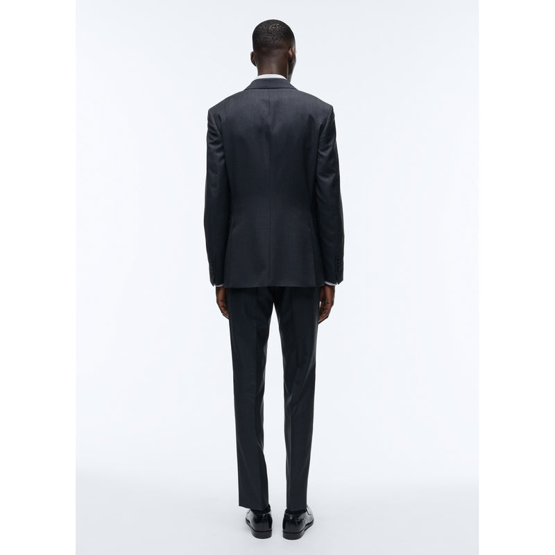 Fursac - 2-Piece Suit Toile Grise Anthracite Unie - Anthracite