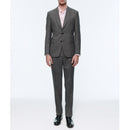 Fursac - Mottled Grey Wool Houndstooth Suit