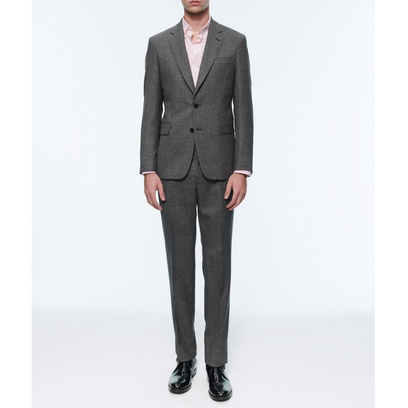 Fursac - Mottled Grey Wool Houndstooth Suit