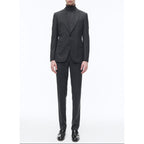 Fursac - Costume 2 Pièces En Toile De Laine Prince De Galles - Anthracite - Homme