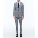 Costume 2 Pièces Toile Gris Moyen - Plume