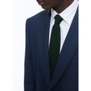 Costume En Toile De Laine Prince De Galles - Bleu