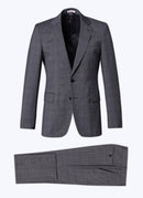 Fursac - Costume 2 Pièces Pdg Gris Moyen Ceinture Recouverte - Acier - Homme