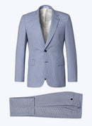 Fursac - Traje 2 Piezas De Lana Pata De Gallo - Indigo - Hombre