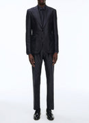 Fursac - Costume 2 Pièces En Soie - Marine - Homme