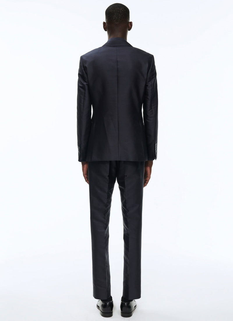 Fursac - Traje de seda de 2 piezas - Azul marino - Hombre