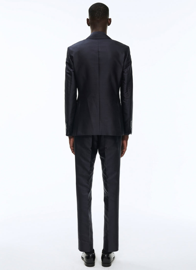 Fursac - Costume 2 Pièces En Soie - Marine - Homme