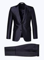 Fursac - Traje 2 Piezas en Seda - Marino - Hombre