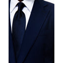 Costume En Laine Certifiée À Rayures - Bleu