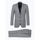 Costume En Laine Et Coton À Motif - Gris Bleu - Motif Prince De Galles