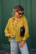 Lucile Olive Blouse