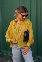 Lucile Olive Blouse