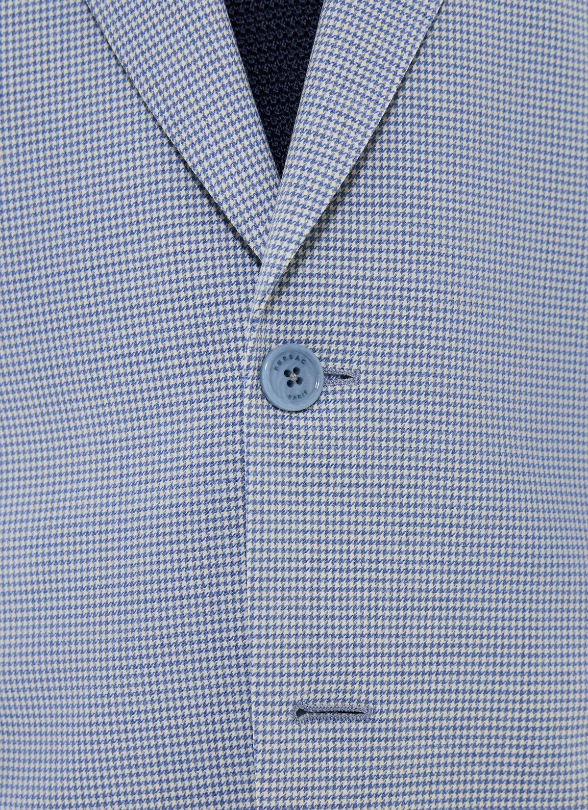 Costume Pied-De-Poule - Bleu Layette
