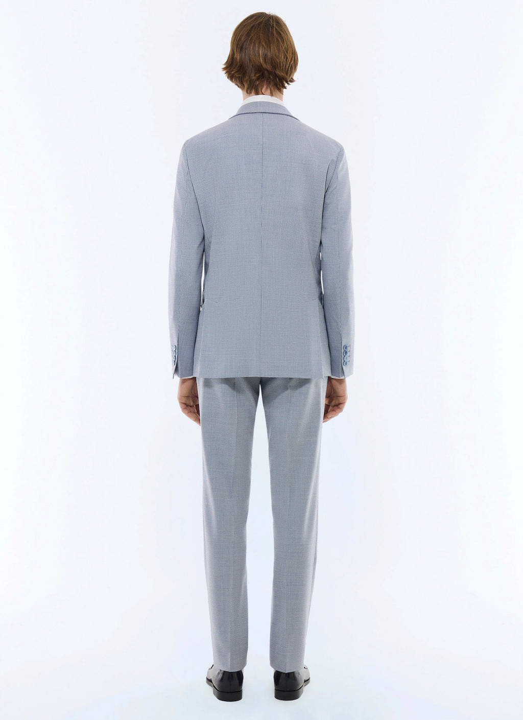 Costume Pied-De-Poule - Bleu Layette