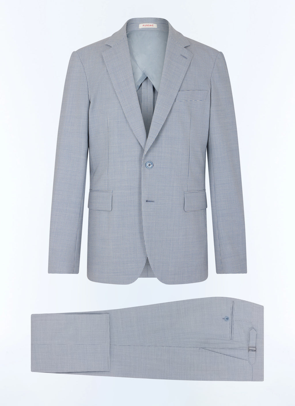 Costume Pied-De-Poule - Bleu Layette