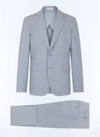 Costume Pied-De-Poule - Bleu Layette