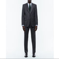 Costume 2 Pièces Chevrons Fondus Gris - Anthracite