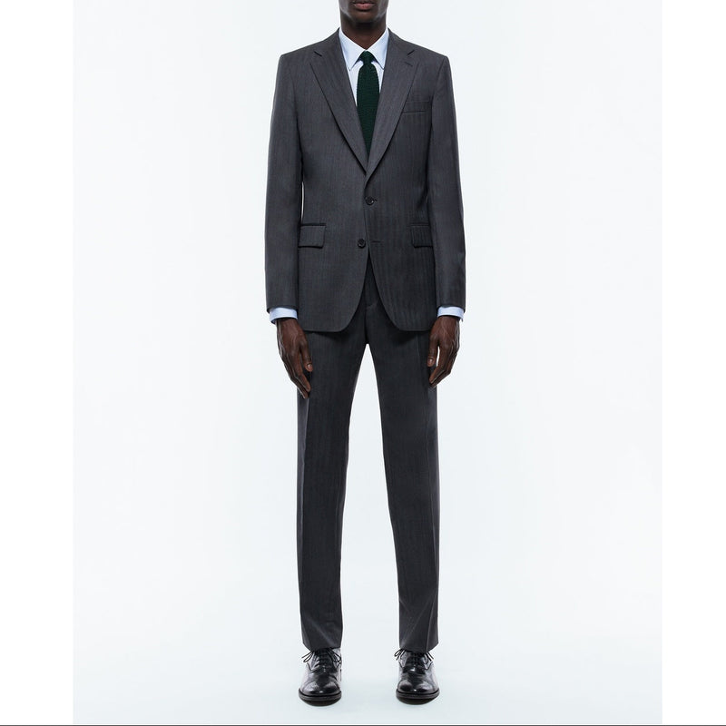 Costume 2 Pièces Chevrons Fondus Gris - Anthracite