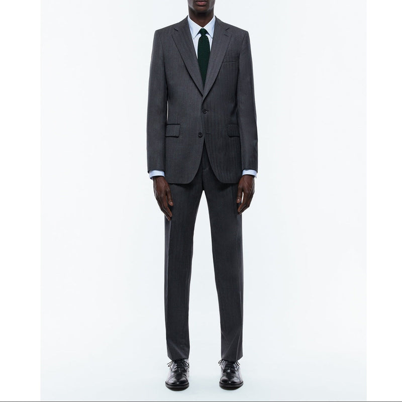 Traje de 2 piezas Grey Fade Herringbone - Antracita