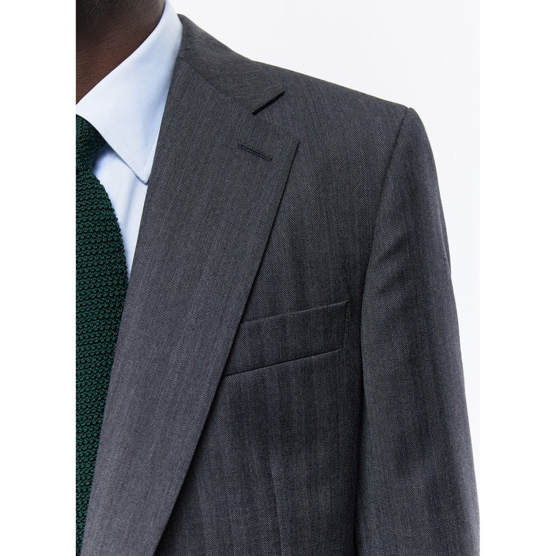 Traje de 2 piezas Grey Fade Herringbone - Antracita