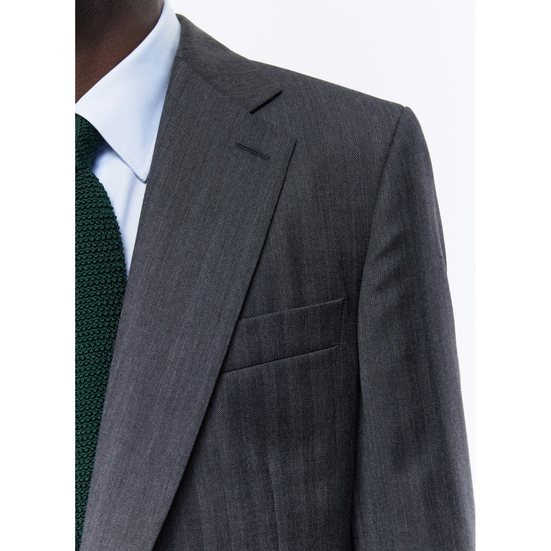 Costume 2 Pièces Chevrons Fondus Gris - Anthracite