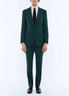 Costume En Toile Fresco - Vert Anglais