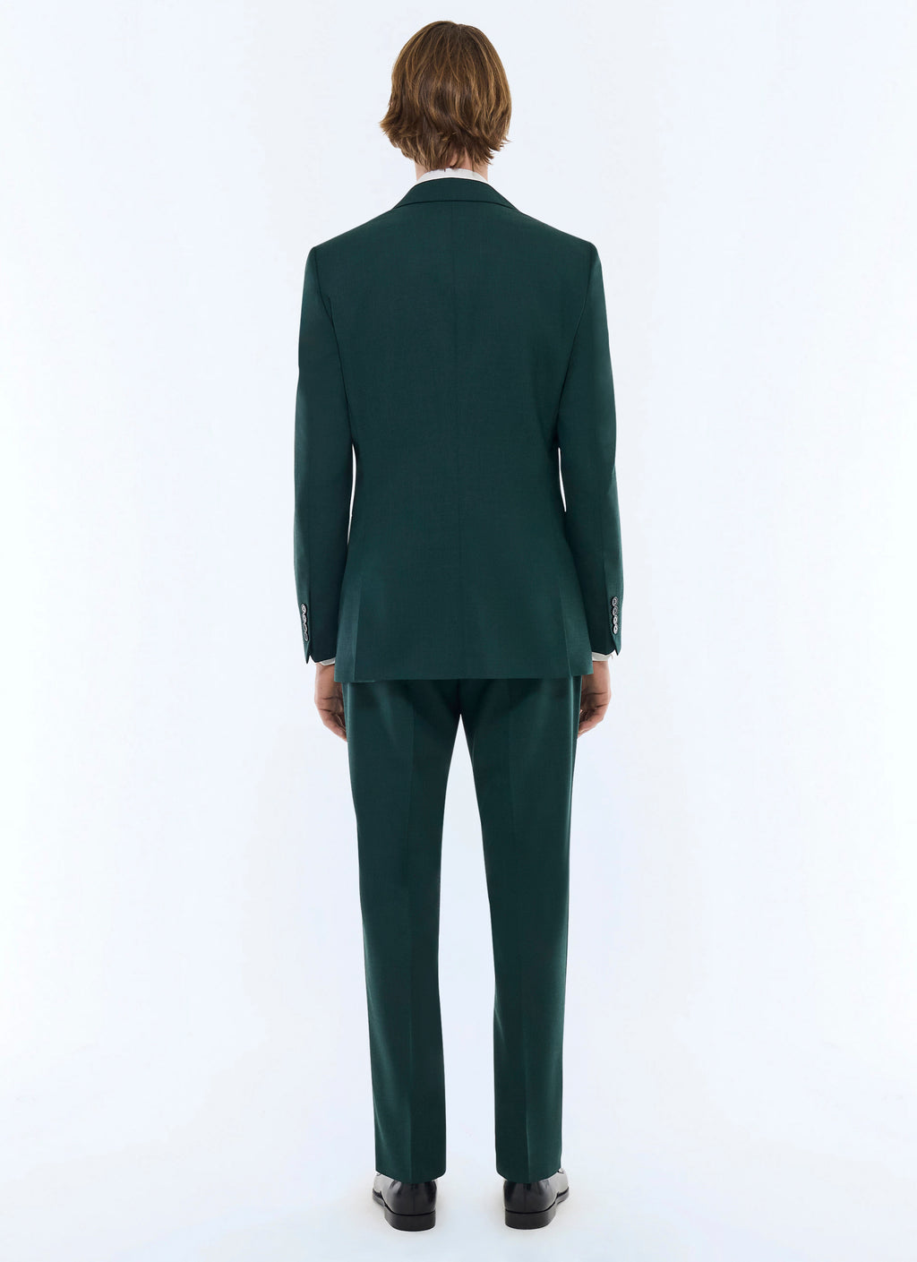 Costume En Toile Fresco - Vert Anglais