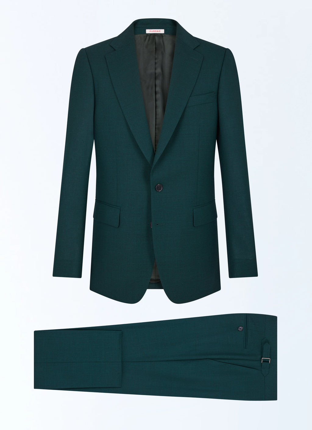 Costume En Toile Fresco - Vert Anglais
